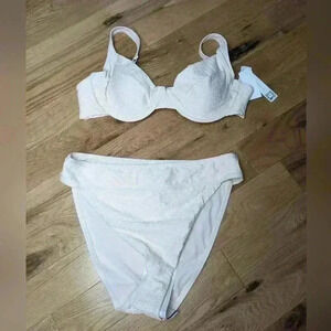 NWT SANCTUARY Bikini size XL top and bottom color  beige very Nice !
